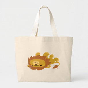 Sac paresseux de lion de bande dessinée mignonne