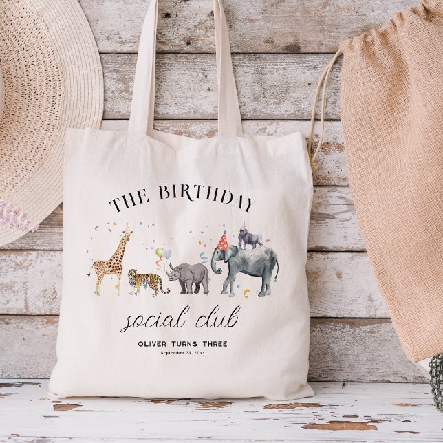 Sac Party Animal | Faveur d'anniversaire  (Créateur téléchargé)