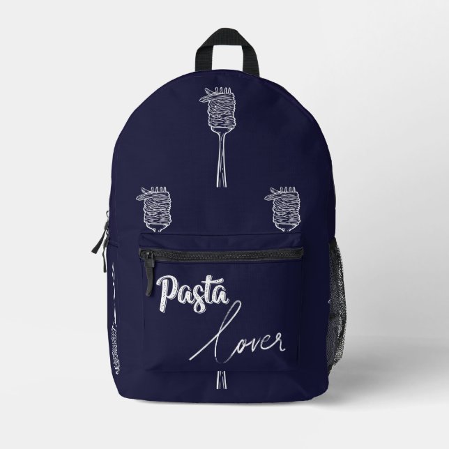 Sac « Pasta Lover » – Accessoire foodie & inspirat (Recto)