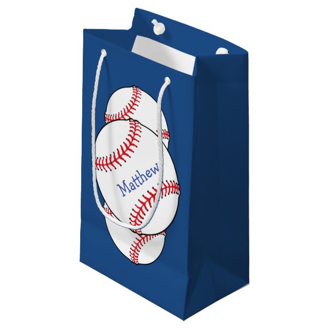Sac patriotique de cadeau de base-ball (Devant Angle)