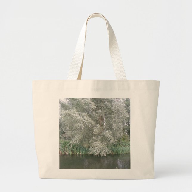 Sac paysager de l'arbre blanc et de la rivière (Devant)