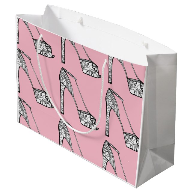 Sac Peeptoe de cadeau de pompe de plate-forme (Dos Angle)