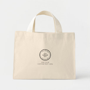 Sac personnalisé à logo de base, sac à main minusc