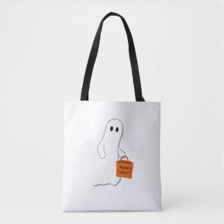 Sac personnalisé avec fantôme mignon et sac de fri