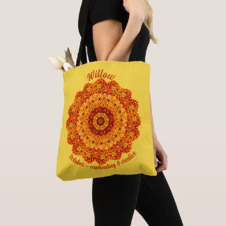 Sac personnalisé avec la fleur du mois de naissanc