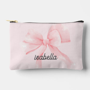 Sac personnalisé avec un joli nœud rose