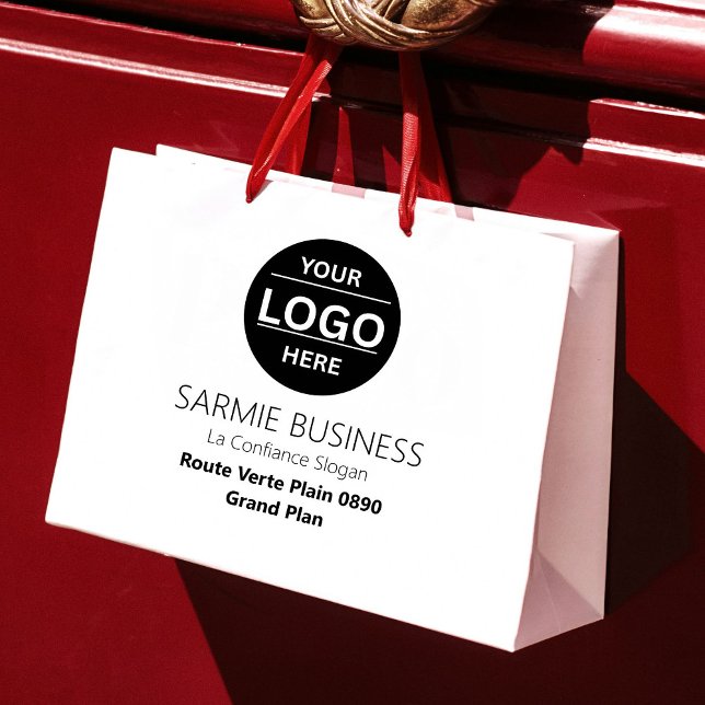 Sac personnalisé de base Logo, Sac fourre-tout pou (Créateur téléchargé)