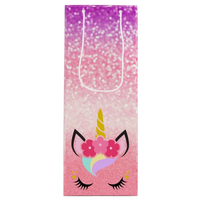 Sac personnalisé de cadeau de vin de parties (Devant)