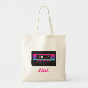 Sac personnalisé de cassette avec nom et année per