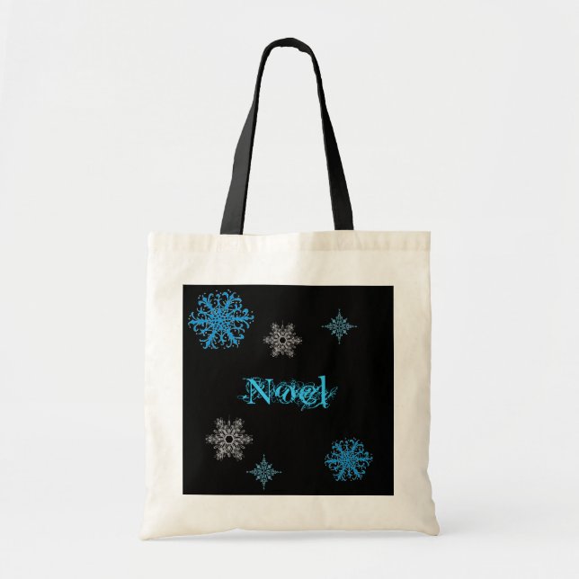 sac personnalisé de flocon de neige (Devant)