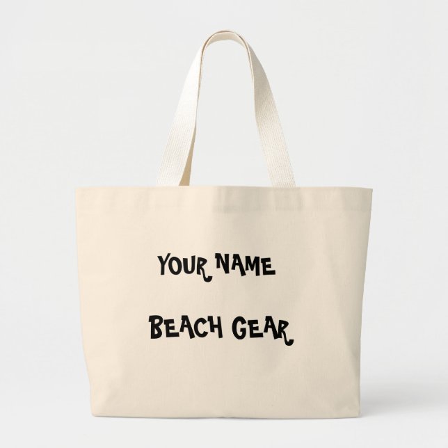 Sac personnalisé de plage (Devant)