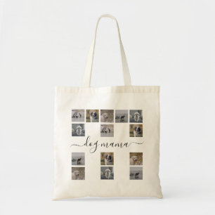 Sac personnalisé "Dog Mama" avec grille de 5 photo