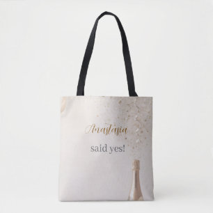 Sac personnalisé Elle a dit oui Sac fourre-tout de