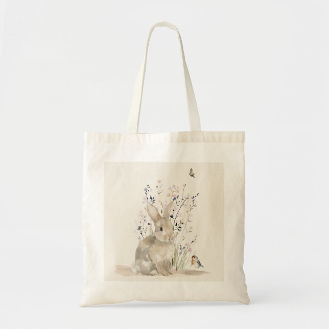 Sac personnalisé Histoires du soir Lapin (Devant)