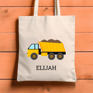 Sac personnalisé pour enfants de chantier Camion à