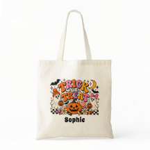 Sac personnalisé pour enfants pour Halloween rétro