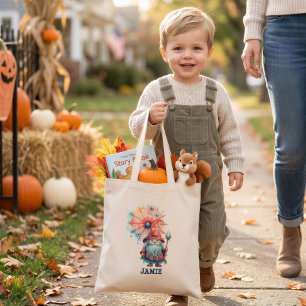 Sac personnalisé pour enfants Sorcier ou Friandise