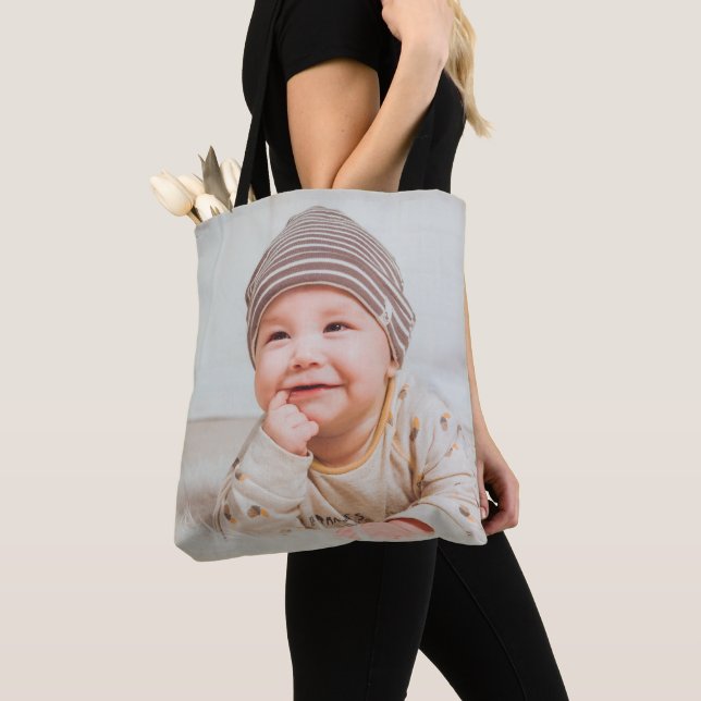 SAC PERSONNALISÉ PREMIÈRE NOËL BÉBÉ (De près)