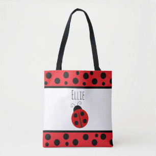 Sac personnalisé Red Ladybugs