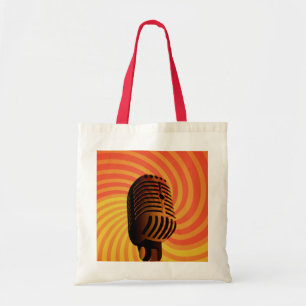 Sac personnalisé Retro Microphone - choisissez sty