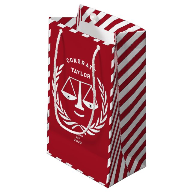 Sac petit cadeau de fin d'études de droit (Devant Angle)