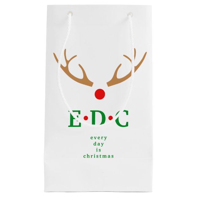 Sac petit cadeau de Noël tous les jours (Devant)
