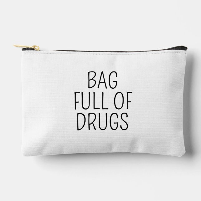 Sac plein de médicaments, pochette à fermeture écl (Recto)