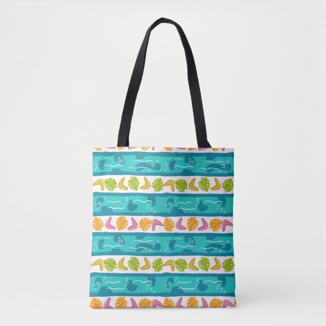 Sac porté épaule Wave Lengths - Blanc (Devant)