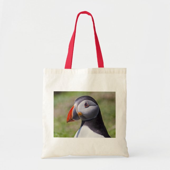 Sac portrait de macareux (Devant)