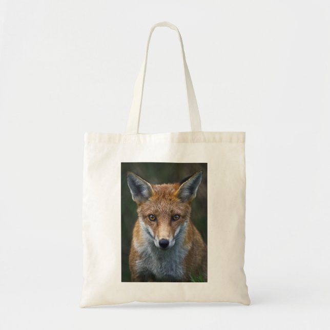 Sac portrait de renard roux (Devant)