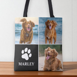Sac pour amoureux de chiens personnalisé avec nom 