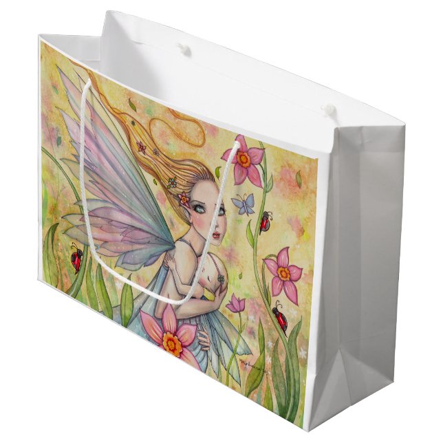 Sac pour Baby Shower de la Fée Mère et Bébé (Devant Angle)