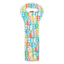 Arbres colorés Vin de vacances Fourre-tout