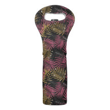 Feuilles TROPICAUX NOIRS BURGUNDY
