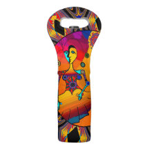 Le kaléidoscope observe le sac de vin