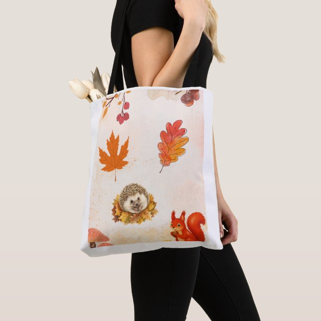 Sac pour la saison automnale.  (De près)