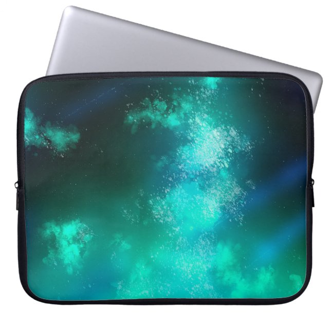 Sac pour ordinateur portable Night Sky Emerald (Devant)