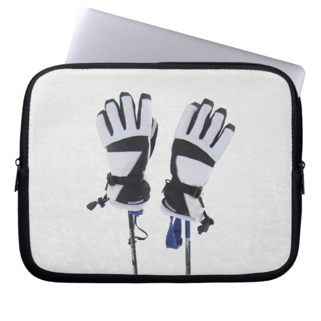 Sac pour ordinateur portable pour pôles et gants d (Devant)