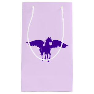 Sac pourpre de cadeau de Pegasus
