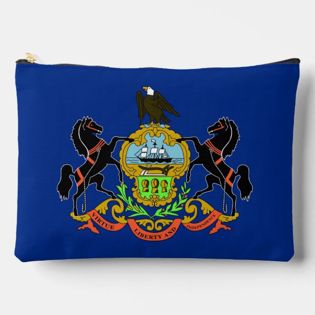 Sac Print Couse Bag avec drapeau de Pennsylvanie,  (Recto)