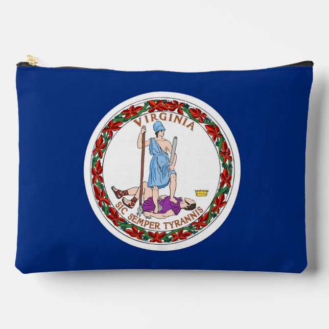 Sac Print Cut Sew avec le drapeau de l'État de Vir (Recto)