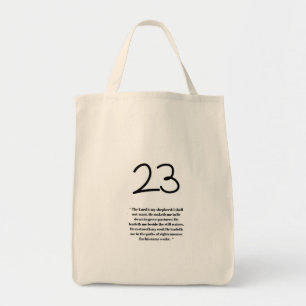 Sac Psalm 23 Sac cabas pour l'épicerie Voie paisib