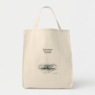 Sac Psalm 46:10   Sac en toile chrétien   Sac cade
