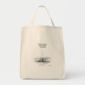 Sac Psalm 46:10 | Sac en toile chrétien | Sac cade