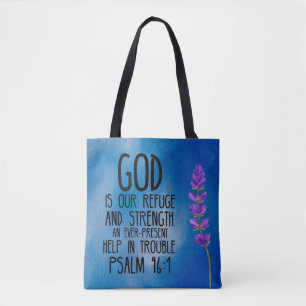 Sac Psalm 46:1 Tote Bag Bible