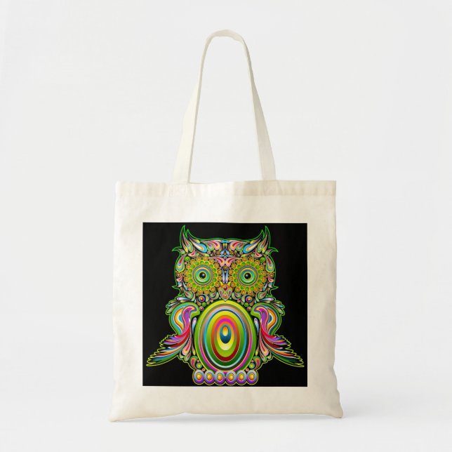 Sac psychédélique de Popart de hibou (Devant)