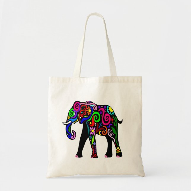 Sac psychédélique d'éléphant (Devant)