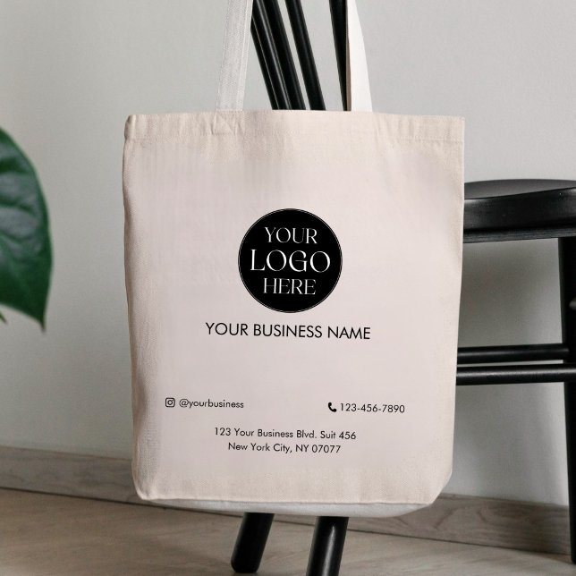 Sac publicitaire d'entreprise avec logo personnali (Créateur téléchargé)