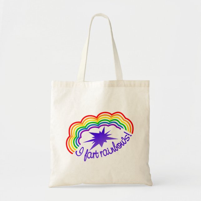 Sac Rainbow Farts - choisissez la couleur de style (Devant)