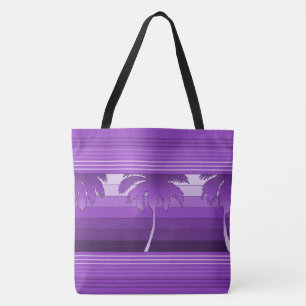 Sac rayé de plage de paumes hawaïennes de Hilo